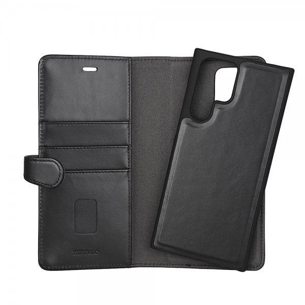 Buffalo Samsung Galaxy S22 Ultra Etui 2-in-1 Detachable Wallet Svart