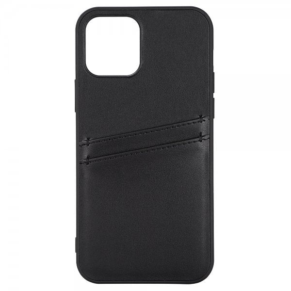 Buffalo iPhone 12/iPhone 12 Pro Deksel Backcover with Card Slots Svart