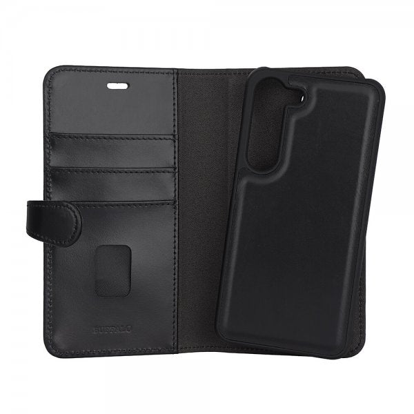 Buffalo Samsung Galaxy S23 Etui 2-in-1 Detachable Wallet Svart