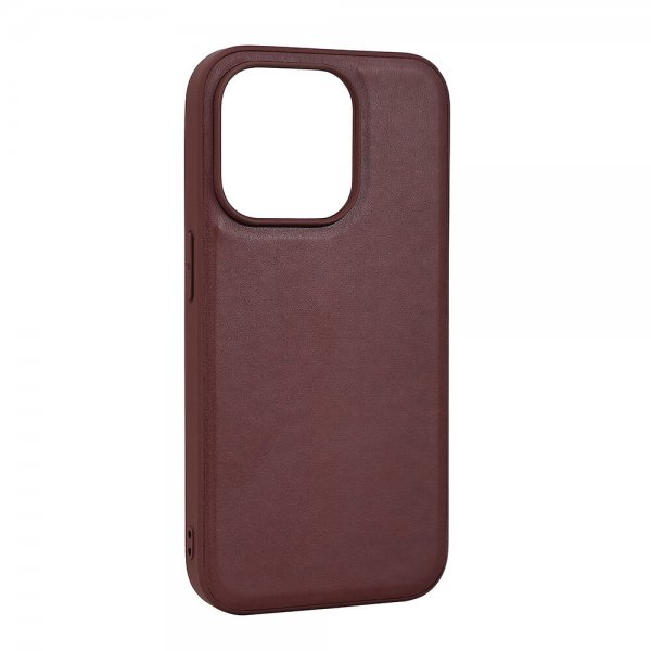 Buffalo iPhone 15 Pro Deksel PU MagSeries Brun