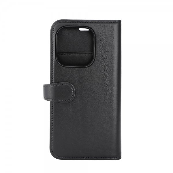 Buffalo iPhone 15 Pro Etui 3 Kortlomme Avtakbart deksel MagSeries Svart