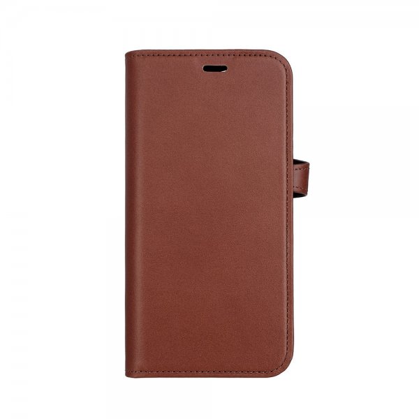 Buffalo iPhone 15 Etui 3 Kortlomme Avtakbart deksel MagSeries Brun