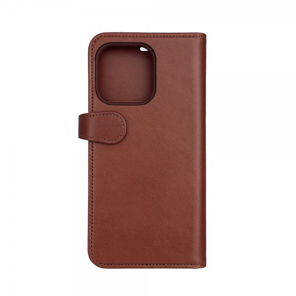 Buffalo iPhone 15 Pro Max Etui 3 Kortlomme Avtakbart deksel MagSeries Brun