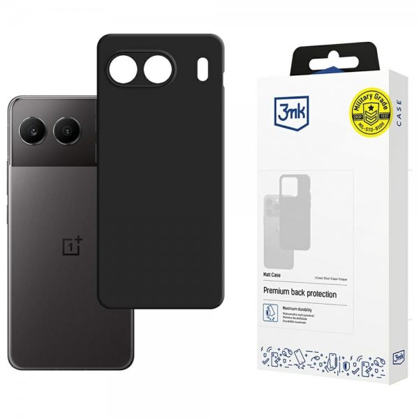 3mk OnePlus Nord 4 Deksel Matt Case Svart