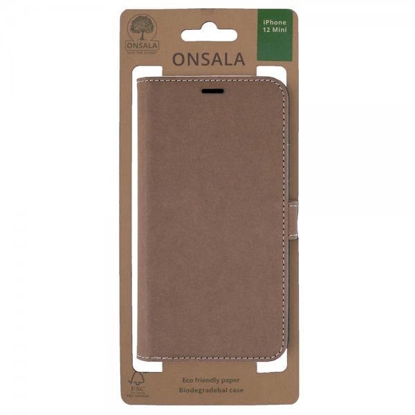 Onsala iPhone 12 Mini Etui ECO Brun