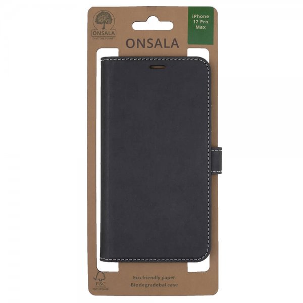Onsala iPhone 12 Pro Max Etui ECO Svart