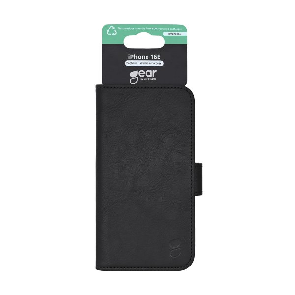 Gear iPhone 16e/17e Etui 3 Kortlomme Svart
