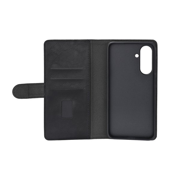 Gear Samsung Galaxy A56 Etui 3 Kortlomme Avtakbart deksel Svart
