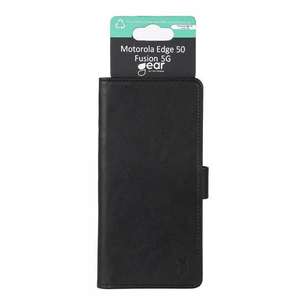 Gear Motorola Edge 50 Fusion Etui 3 Kortlomme Svart