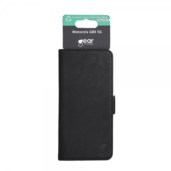 Gear Motorola Moto G84 Etui 3 Kortlomme Svart