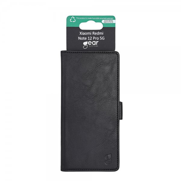 Gear Xiaomi Redmi Note 12 Pro 5G Etui 3 Kortlomme Svart