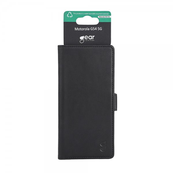 Gear Motorola Moto G54 Etui 3 Kortlomme Svart
