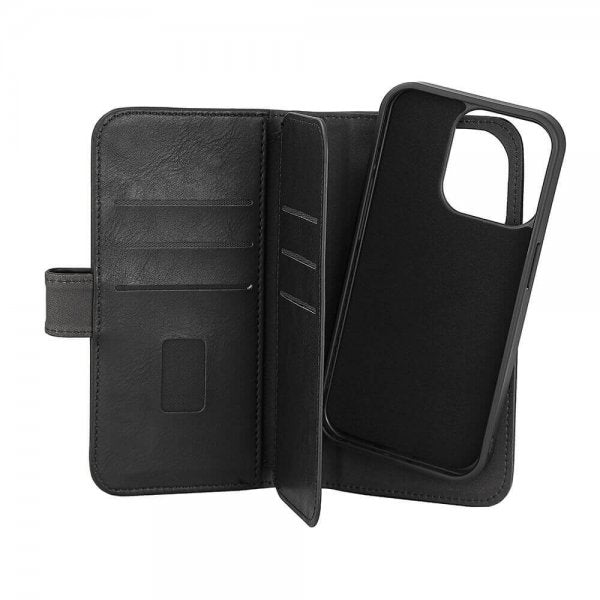 Gear iPhone 15 Pro Etui 7 Kortlomme Avtakbart deksel MagSeries Svart