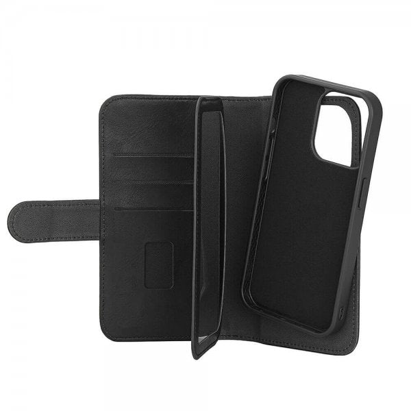 Gear iPhone 15 Pro Etui 7 Kortlomme Avtakbart deksel MagSeries Svart
