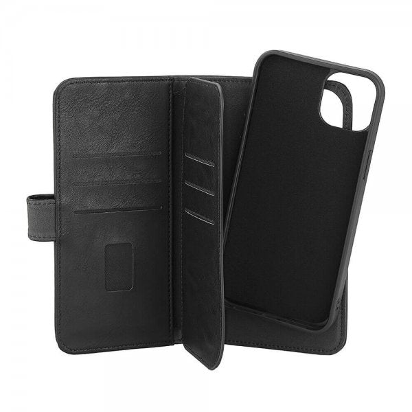 Gear iPhone 15 Plus Etui 7 Kortlomme Avtakbart deksel MagSeries Svart