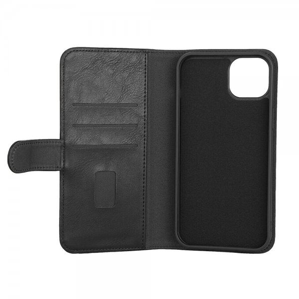 Gear iPhone 15 Plus Etui 3 Kortlomme Avtakbart deksel MagSeries Svart