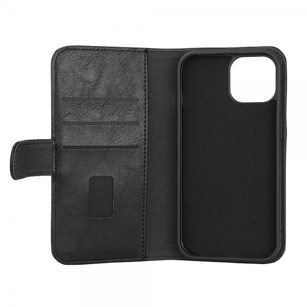 Gear iPhone 15 Etui 3 Kortlomme Avtakbart deksel MagSeries Svart