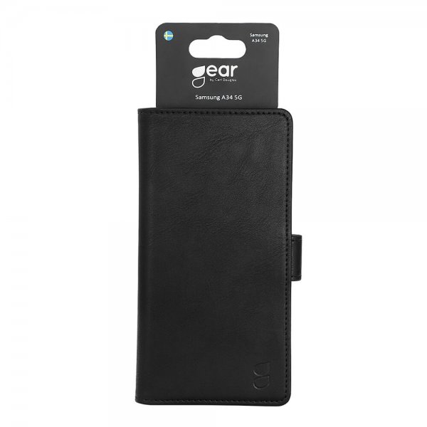 Gear Samsung Galaxy A34 5G Etui 3 Kortlomme Svart