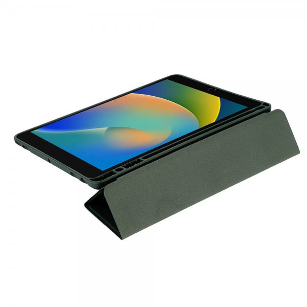 Gear iPad 10.2 (gen 7/8/9) Etui Trifold Stand Folio Grønn