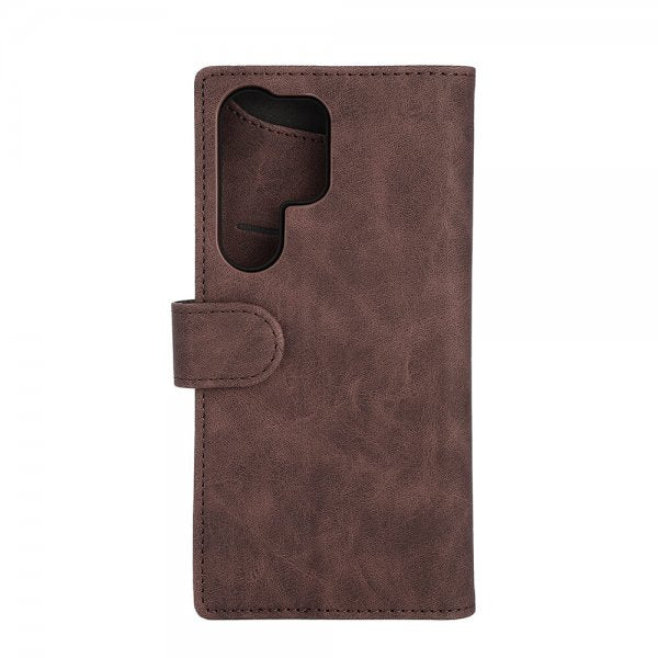 Gear Samsung Galaxy S23 Ultra Etui med Kortlomme Brun