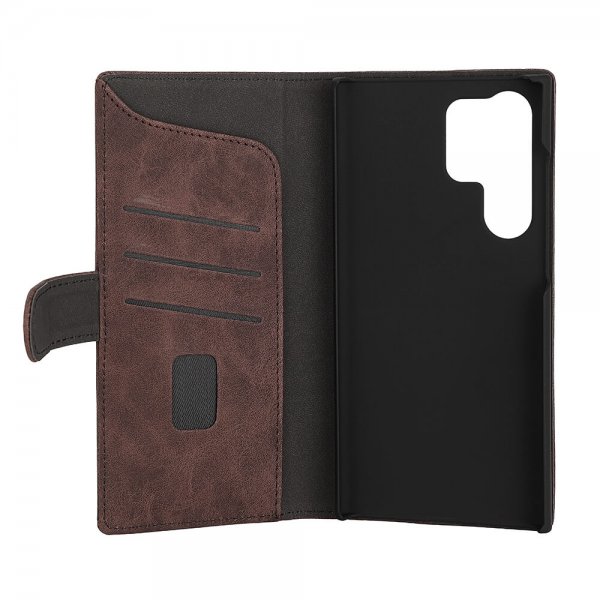 Gear Samsung Galaxy S23 Ultra Etui med Kortlomme Brun