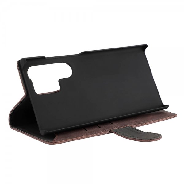 Gear Samsung Galaxy S23 Ultra Etui med Kortlomme Brun