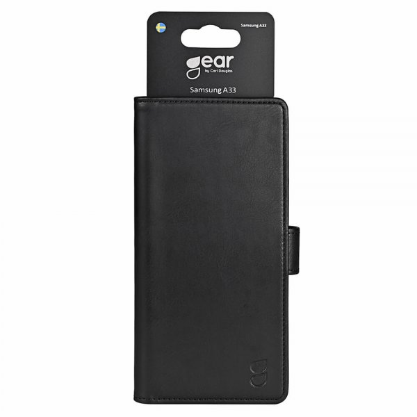 Gear Samsung Galaxy A33 5G Etui med Kortlomme Svart