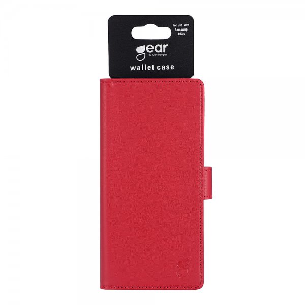 Gear Samsung Galaxy A03s Etui 3 Kortlomme Rød