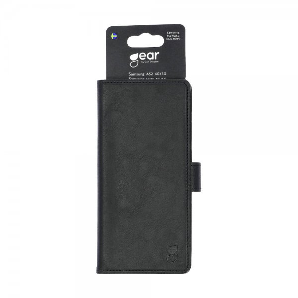 Gear Samsung Galaxy A52/A52s 5G Etui med Kortlomme Svart