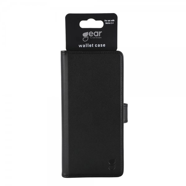 Gear Nokia 2.4 Etui 3 Kortlomme Svart