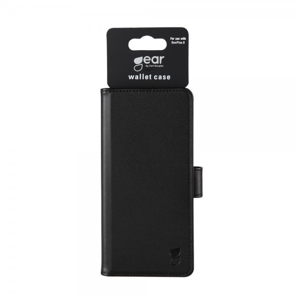 Gear OnePlus 8 Etui 3 Kortlomme Svart
