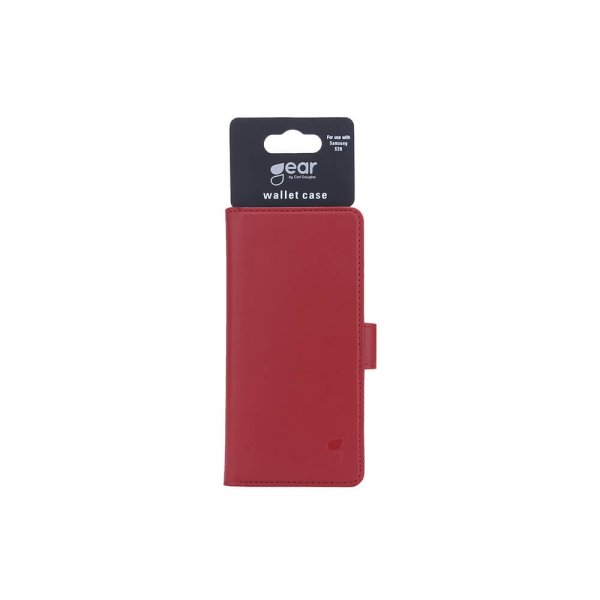Gear Samsung Galaxy S20 Etui 3 Kortlomme Rød