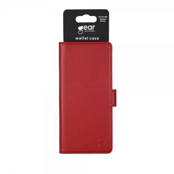 Gear Samsung Galaxy S20 Plus Etui 3 Kortlomme Rød