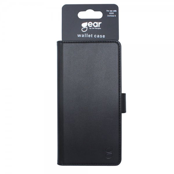 Gear Asus Zenfone 6 Etui 3 Kortlomme Svart