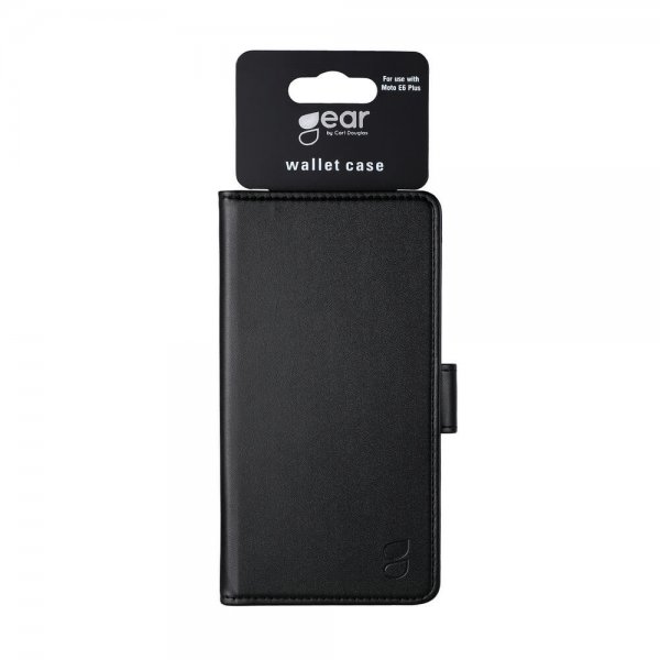 Gear Motorola Moto E6 Plus Etui 3 Kortlomme Svart