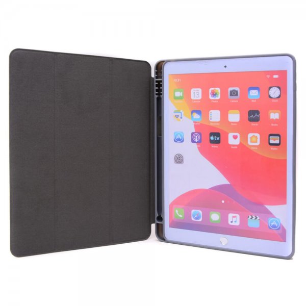 Gear iPad 10.2 (gen 7/8/9) Etui Trifold Stand Folio Grå