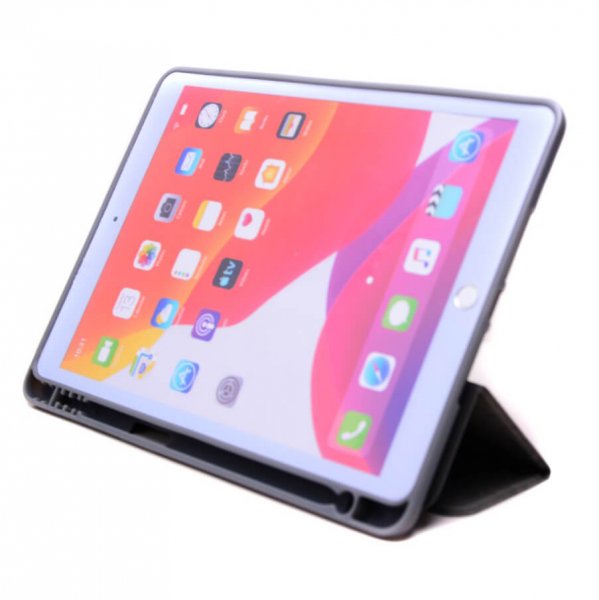 Gear iPad 10.2 (gen 7/8/9) Etui Trifold Stand Folio Grå