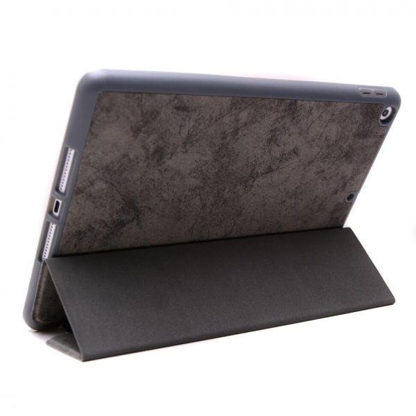 Gear iPad 10.2 (gen 7/8/9) Etui Trifold Stand Folio Grå