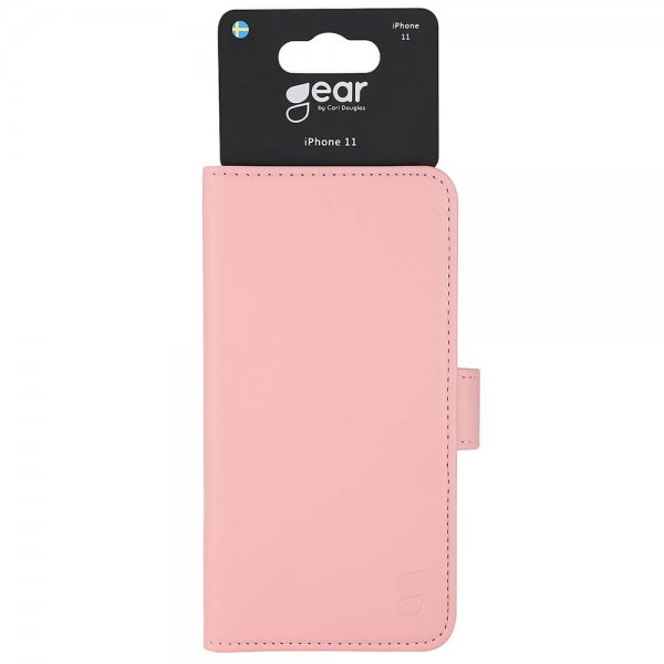 Gear iPhone 11 Etui 3 Kortlomme Rosa