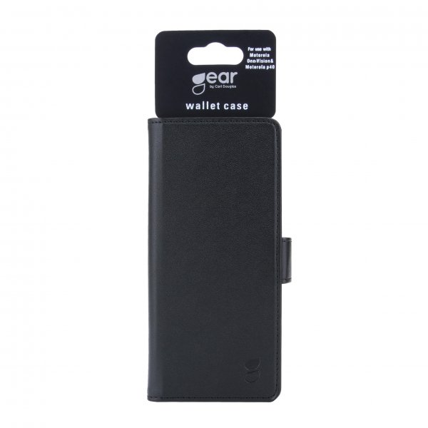 Gear Motorola One Vision Etui 3 Kortlomme Svart