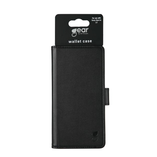 Gear Sony Xperia L3 Etui 3 Kortlomme Svart