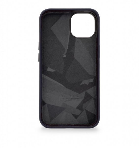 Decoded iPhone 14 Deksel Leather Backcover Navy