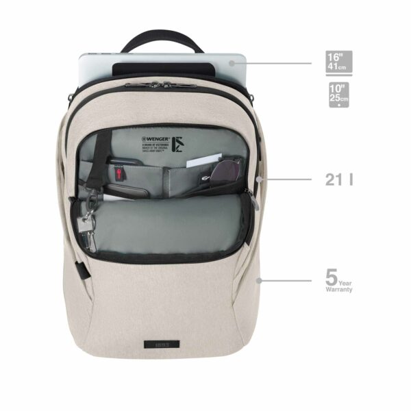 Wenger MX Light 16" Dataryggsekk Sand