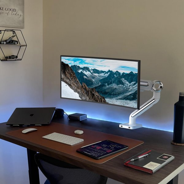 desire2 Monitor Arm Aluminium