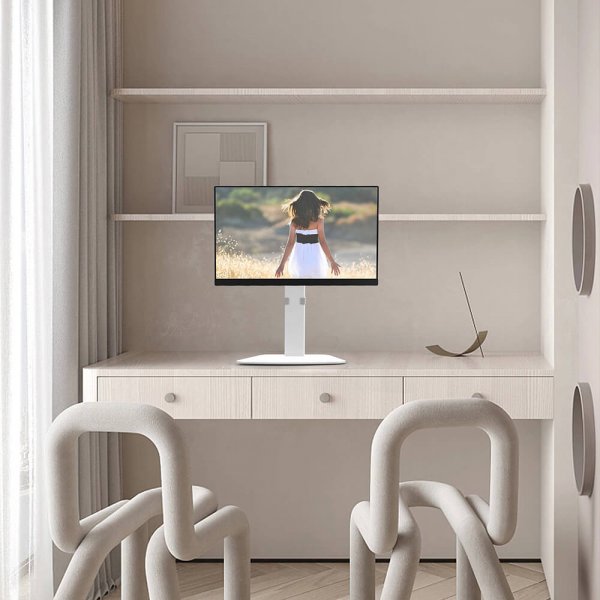desire2 Monitorarm Skrivebordsfeste Hvit