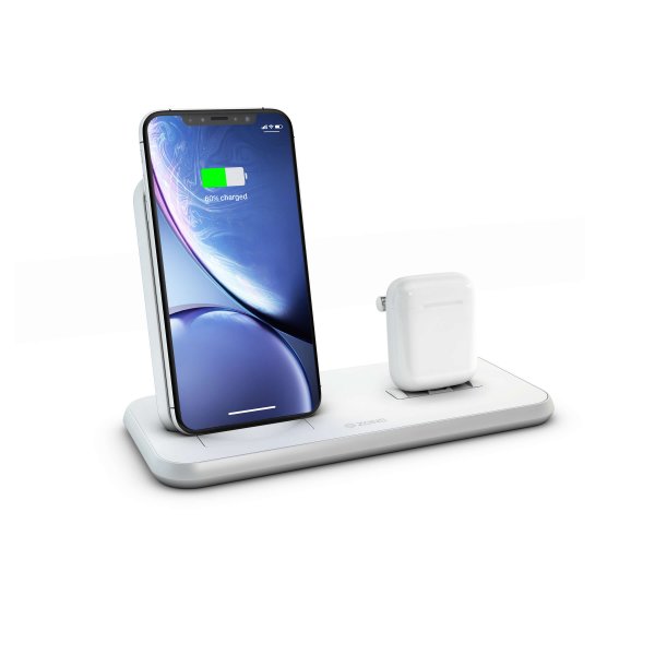 Zens Stand + Dock Aluminium Trådløs Charger