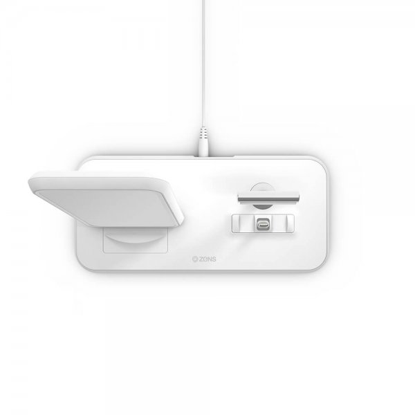 Zens Stand + Dock Aluminium Trådløs Charger