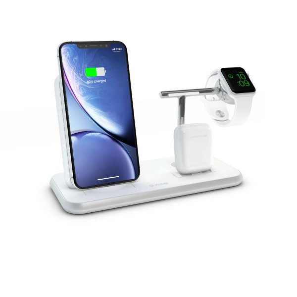 Zens Stand + Dock + Watch Aluminium Trådløs Charger