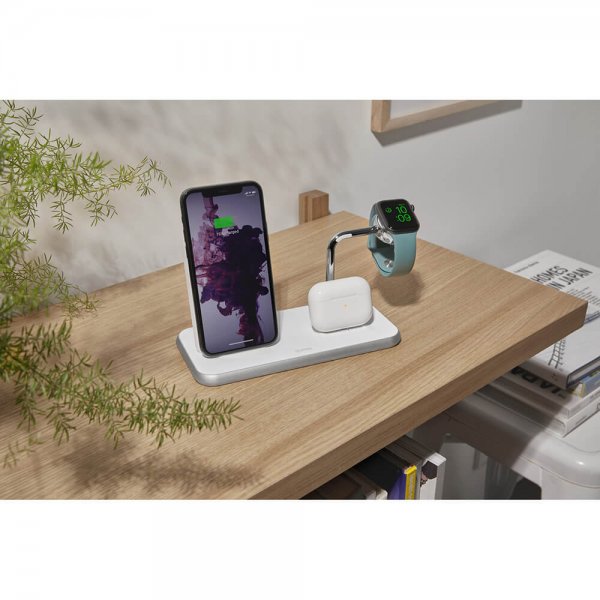 Zens Stand + Dock + Watch Aluminium Trådløs Charger