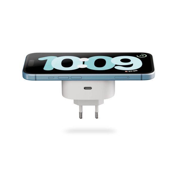 Zens Trådløs lader Wall Plug Qi2 MagSafe Hvit